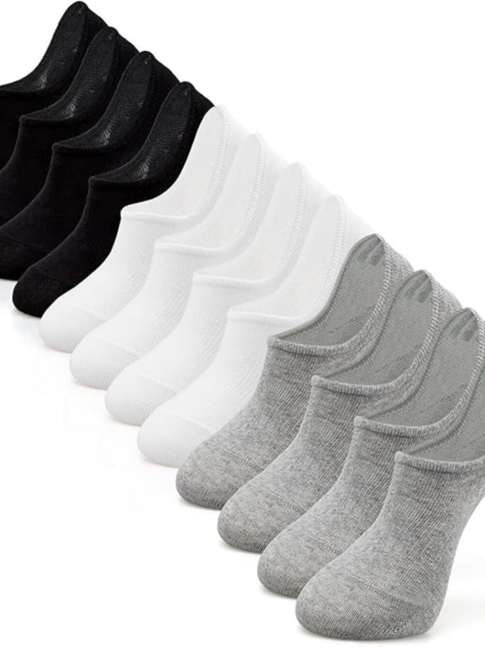 IDEGG Women & Men No Show Low Cut Anti‑Slip Casual Sports Running Socks